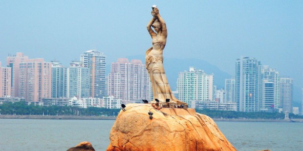 Resultado de imagem para zhuhai fisher girl statue