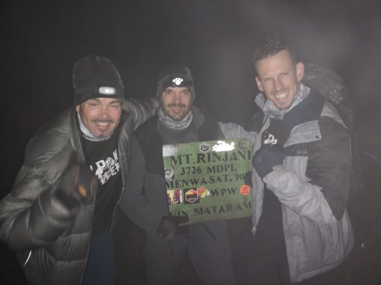 3Peaks1Week Charity Hiking Challenge Mt Rinjani Summit