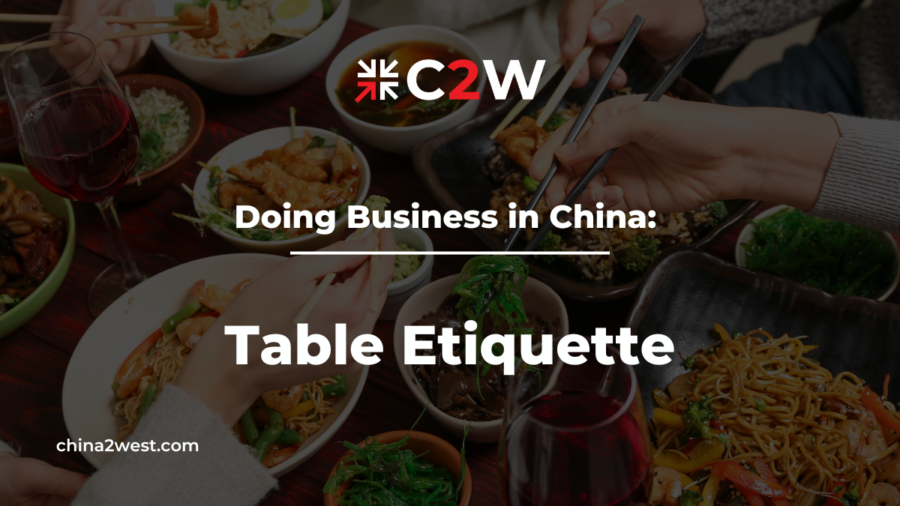 Doing Business in China Table Etiquette